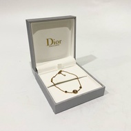DIOR 18K金色青金石八芒星帶鑽手鍊