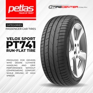 245/40 ZR18 93W RFT XL Tubeless PETLAS Velox Sport PT741 Passenger Car Tire | Ultra High Performance