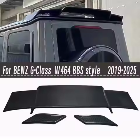 Real Dry Carbon Fiber BBS Style Rear Roof Spoiler for Mercedes-Benz G-Class W464 G500 G63 G900 2019-
