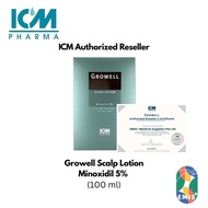 [100ml] Growell Scalp Lotion Minoxidil 5% (Exp 07/2028) - For The Treatment Of Hair Loss EMIS+