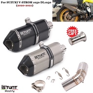 For SUZUKI V-STROM 1050 DL1050 2020 2021 Motorcycle Exhaust System Modified Escape Muffler DB Killer Middle Link Pipe Sl