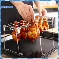 Roaster Rack Food Grade Heat Resistant Foldable Non-stick Grilling Stainless Steel Chicken Leg Wing 