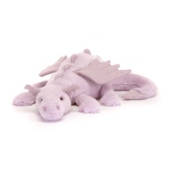 Jellycat Lavender Dragon Stuffed Animal, Medium 19.5 inches | Mythical Plush Toy | Classic Children'