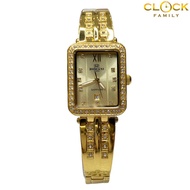 Roscani Gold Bracelet Stainless Steel Band Sapphire Glass Ladies Watch BLE715G2