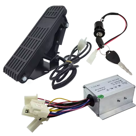 250W 350W 500W 800W 1000W Electric Bike Brushed Speed Motor Controller Set with Throttle Pedal 12V 2