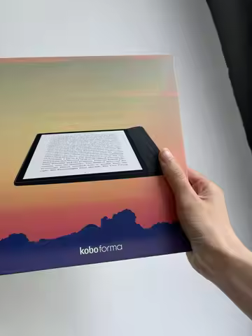 32G 8" Kobo Forma N782-KU-BK-K-EP Forma E-Book Reader, Black,Ultra HD 300 PPI Touchscreen Adjustable