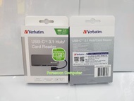 ⭕全新行貨⭕⭐ Verbatim USB-C™ 3.1 Card Reader 讀卡器 3.1 Hub/Card Reader 65679 ⭐