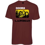 Men's cotton T-shirt The Doors L.A. Woman T-shirt 4XL , 5XL , 6XL