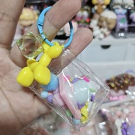 Mini Jelly Squishy Rebound Toy Stress Relief Keychain