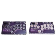 Fight Stick Arcade Joystick Hot-Swap Encoder Controller Xinput/Dinput Mini Console for PC/NS Switch/PS3/