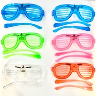 REJECTED ITEMS!! LED GLASSES WITH FRAME AND BROKEN HANDLES DEFECTIVE/ LED GLASSES WITH BROKEN HANDLE