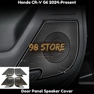 HONDA CRV CR-V G6 2024-2026+ GLOSSY BLACK DOOR PANEL SPEAKER PROTECTOR COVER FOR CRV G6