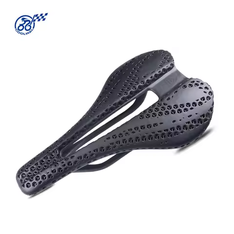 Bicycle Soft Bike Accessories Cycle Front Seat Hollow Breathable Bicycle Cushion Cover 3D Printed Ca