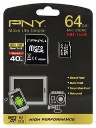 新莊 電腦維修 【伊吉邦電腦】PNY 64GB MicroSDXC UHS-1 C10 記憶卡 64g