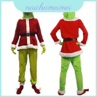 Grinch Cosplay Costume Set With Top-quality Polyester Material