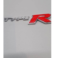 TYPE R CIVIC FC EMBLEM REAR CIVIC  FC TYPE R LOGO