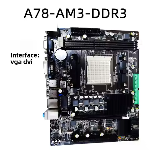 AF AMD series A78 desktop computer motherboard DDR3 supports dual core quad core AM2/940 AM3/938 pin