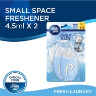 [East Malaysia] Ambi Pur Hang It Easy Small Space Freshener (4.5ml x 2):Fresh Laundry