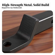 Angled Hitch Adapter Circular Eye Square Receiver Hitch Adapter Receiver Extension One-Piece Vehicle