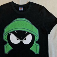 美牌 90s Looney Tunes Marvin the Martian Graphic Shirt Black Vintage 火星人馬文樂一通華納卡通 Tee T-Shirt 90年代 Y2k