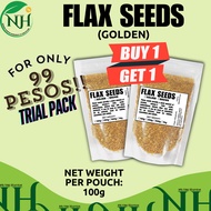 Nutri Haven ORGANIC FLAX SEEDS GOLDEN / FLAX SEEDS BROWN retail 100g and 250g superfood, high fiber