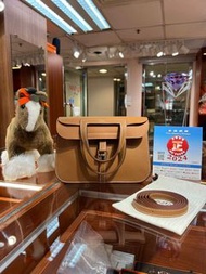 ✨門市現貨 無需預約✨ Hermes Halzan 25 金色銀扣