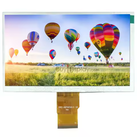 7 Inch 50 Pin LCD Display 1024x600 Optional Touch Panel