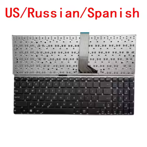 New US Russian Spanish Laptop Keyboard For ASUS F502 F502C F502CA S500 S500C S500CA S550 S550C S550C