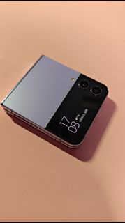 ☎️65955955、二手貨品、95%新、摺疊手機 SAMSUNG Galaxy Z Flip4  (8GB +256GB)高通頂級8 Gen1 CPU、高清顯示、反應非常快、實物圖片、留意內顯示屏有