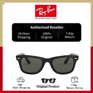(24H Ship) Ray-Ban Wayfarer Polarized  Washed Lenses Sunglasses - 0RB2140F 901/55 Duty-Free shopping