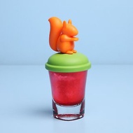 【夏日新品】QUALY 橡果松鼠-玻璃冰棒杯
