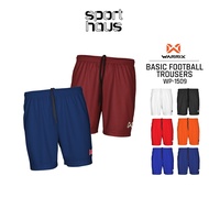 WARRIX กางเกงฟุตบอลวาริกซ์ ขาสั้น WP1509 วอริกซ์ของแท้ กางเกงขาสั้นออกกำลังกาย สีดำ กรมท่า แดง น้ำเงิน ขาว ส้ม ทีมชาติ
