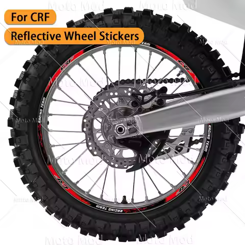 For Honda CRF 450 crf 250 l crf 300L 450x 450r 250r 250f 150l 230 Reflective Motorcycle Wheel Sticke