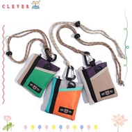 Clever Coin Purse with Neck Strap Lanyard - Nylon