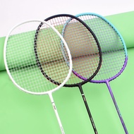 Guangba 10U Ultra-Light Integrated Badminton Racket Durable Professional Badminton Racket Carbon Fiber Badminton Racket Single Racket Adult Men Women Badminton Racket