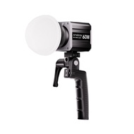 Andoer Tri-Color LED Video Light 60W COB Photography Light 2800K-6800K Dimmable with LCD Screen 9 FX
