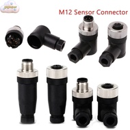 GOGOUGO M12 Sensor Connector, Connector Sensor Plug M12 Aviation Plug, PG7 Waterproof M12 Sensor Cab