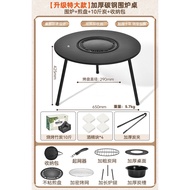 Stove Cooking Tea Table Roasting Stove Basin Set Household Winter Charcoal Grill Stove Barbecue Grill Heating Stove Outdoor Appliance Set