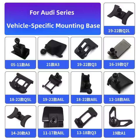 Car Dedicated Phone Holder Bracket Mount Special Base For Audi Q2L Q3 Q4 Q7 Q8 Q5L A6L A8L A4L A5 S4