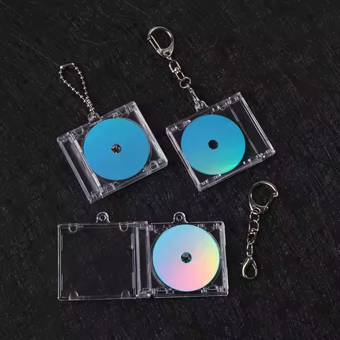 NFC Functional CD Disc For Music Lovers To Create Personalized Music Disc TS Key Chain Label Gifts-B