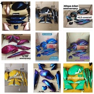 Coverset yamaha FZ150i (2008 - 2013 ) model + Tank/150fz/Plain/coverset kosong/FZ150 2008-2013/HLD /