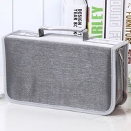 WENSH Binder CD Storage Bag 128 Disc Zipper CD Storage Box CD/DVD Binder Waterproof DVD Storage Bag
