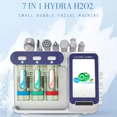 7 in 1 Hydro Oxygen Aqua Peel Facial Beauty Machine Hydro oMicrodermabrasion Oxygen Facial Machine f