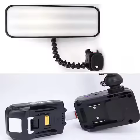 New 52Cm Dent Reflector Lamp 3 Colors Adjustable Car Dent PDR Light Electric Suction Cups LEDs Paint