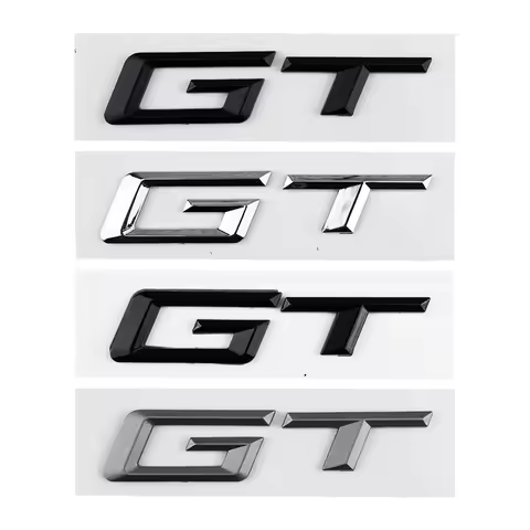 New GT Logo; Trunk Modification Logo for BMW