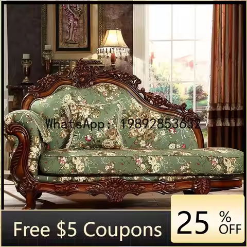 Z5 Removable Fabric Sofa Solid Wood High-end Furniture American Style Living Room Villa 123 Set
