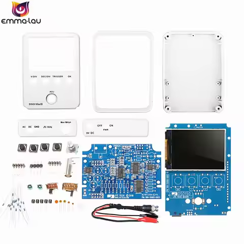 Original 2.4" TFT DSO150 15001K DSO Shell Oscilloscope Diy Kit Pocket Digital Oscilloscope Learning 