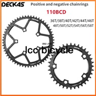 DECKAS 110BCD Round 36T/38T/40T/42T/44T/46T/48T/50T/52T/54T Road Chainring Aluminum Chainring Road B