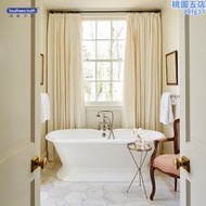 南海衛浴獨立式帶底座鑄鐵搪瓷浴缸家用歐式成人浴池復古美式浴盆