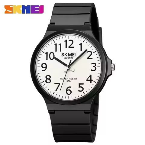 SKMEI 2108 Men Fashion Simple Waterproof Watches Ultralight Sports Quartz Mens Wristwatches Shockpro
